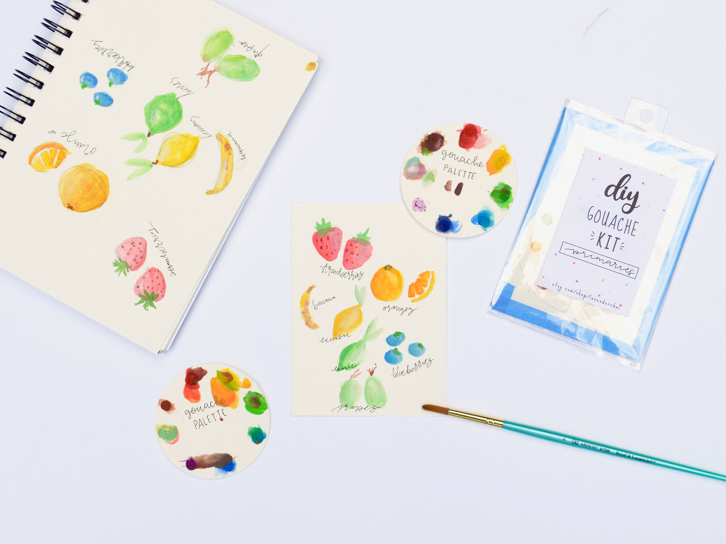 DIY Gouache Painting Kit