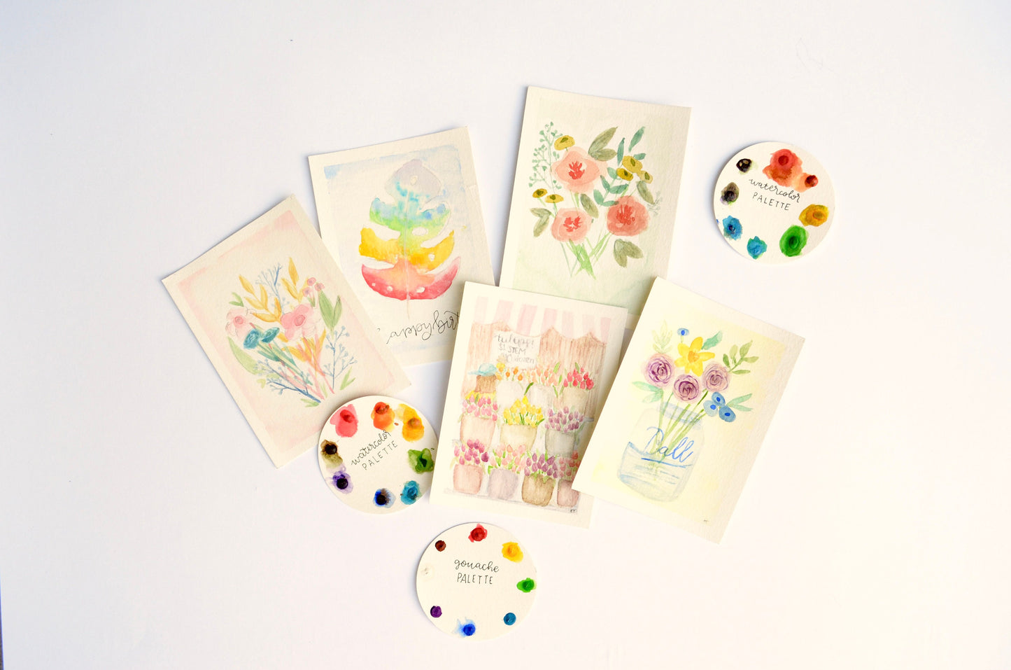DIY Watercolor Painting Kit BUNDLE + 4 FREE Brushes!