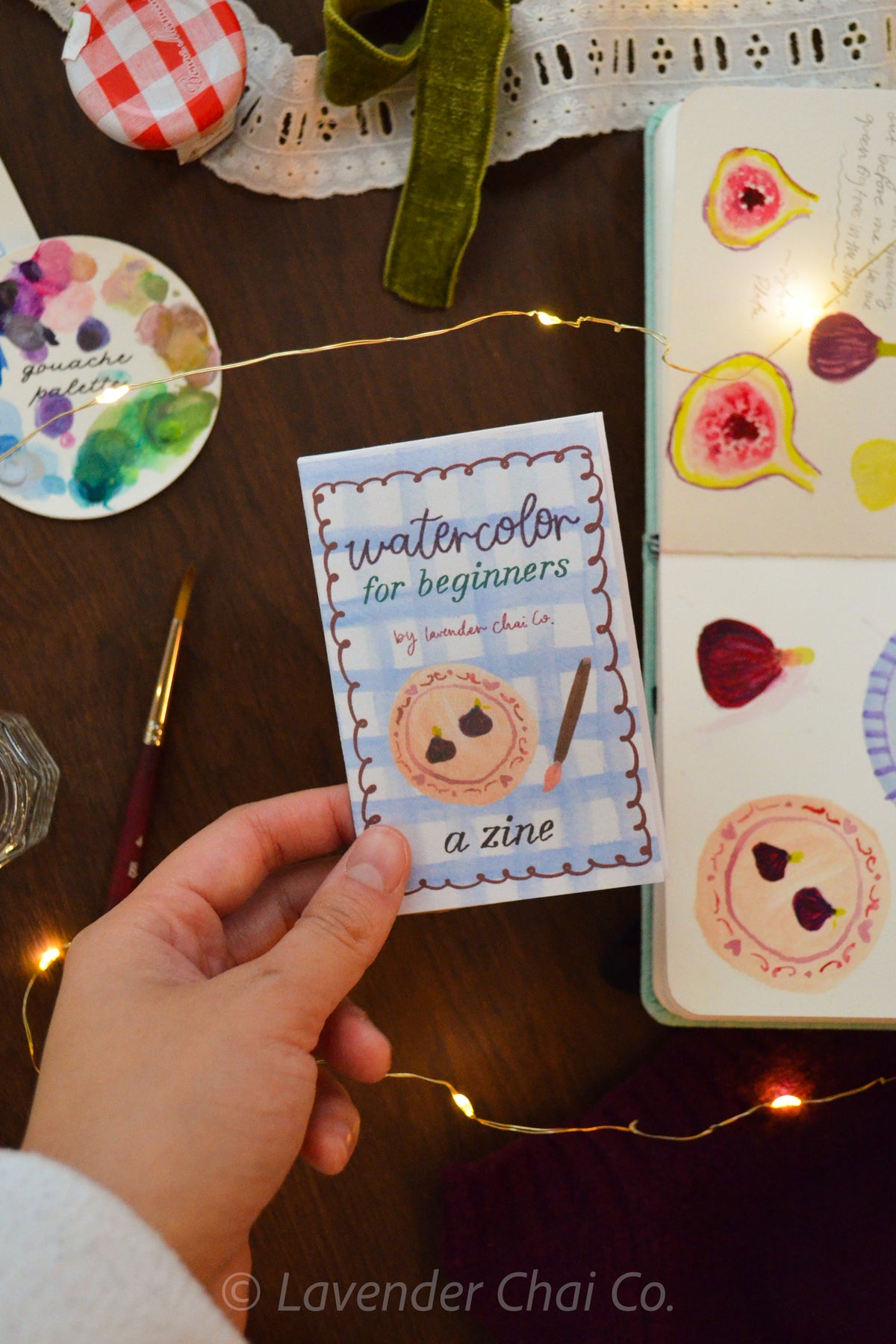 Gift Set Watercolor for Beginners Zine