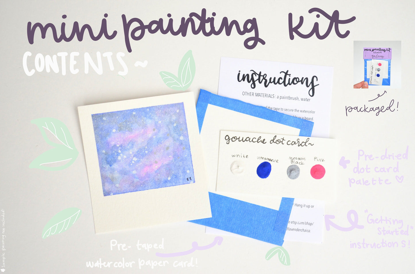 Mini Painting Kit Duo- High Tide
