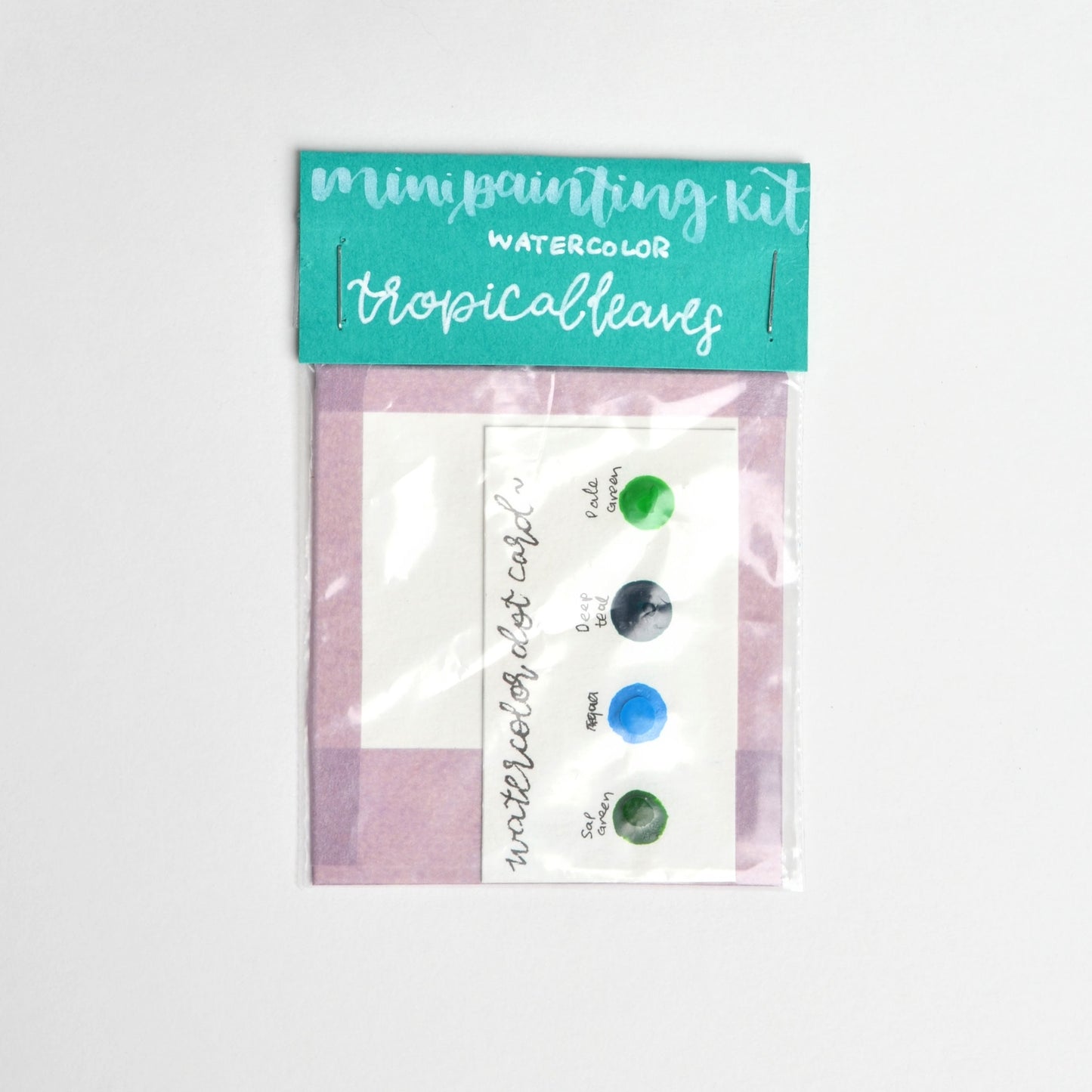 Mini Painting Kit- Tropical Leaves