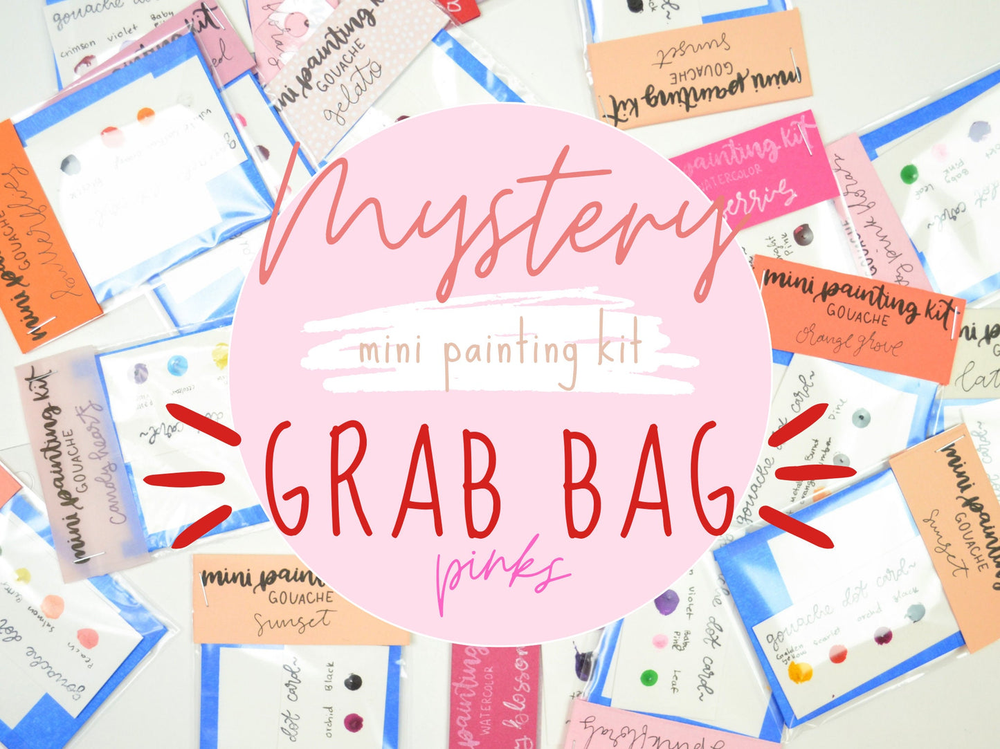PINKS Mystery Grab Bag Mini Painting Kit