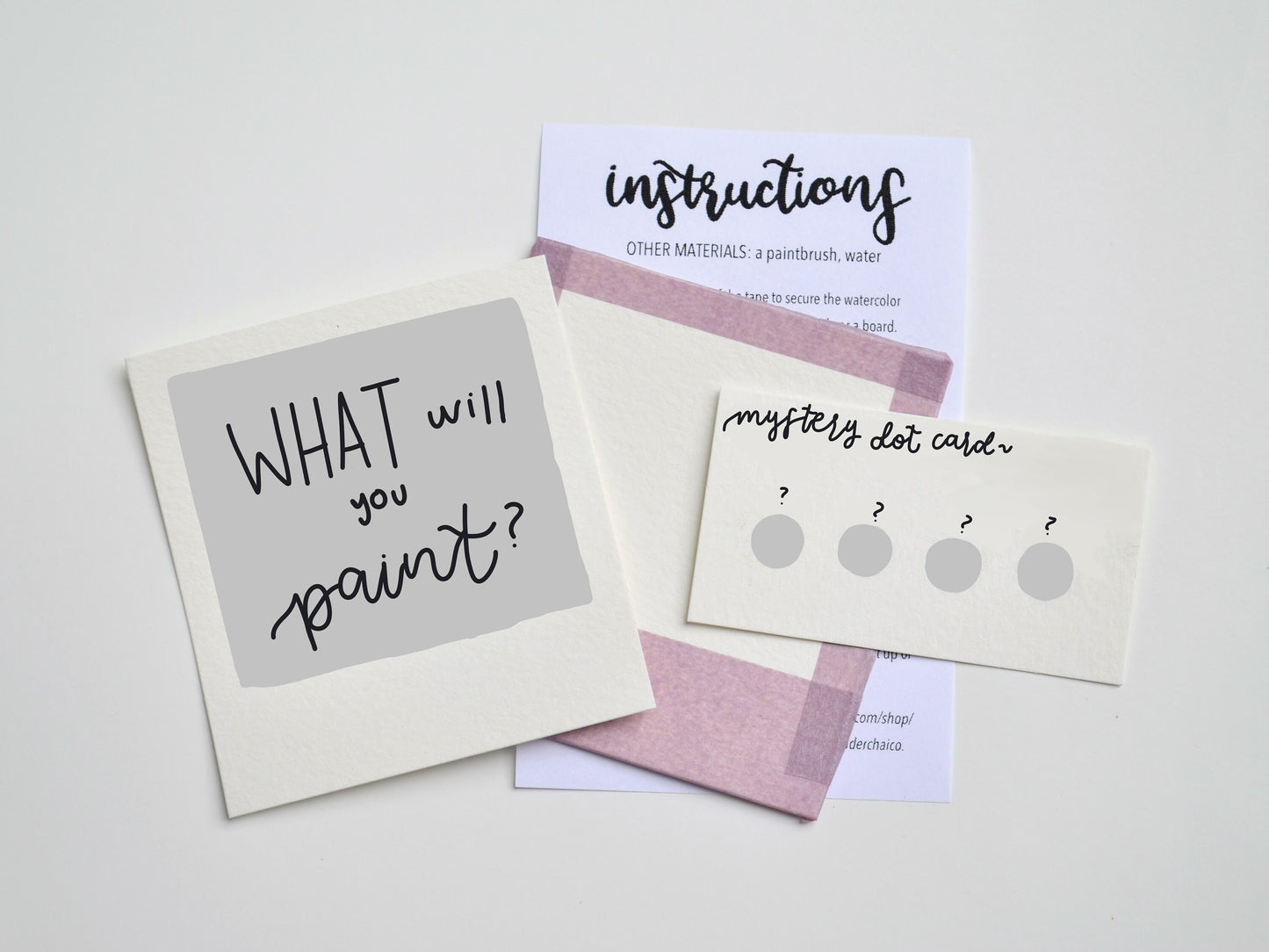 PINKS Mystery Grab Bag Mini Painting Kit
