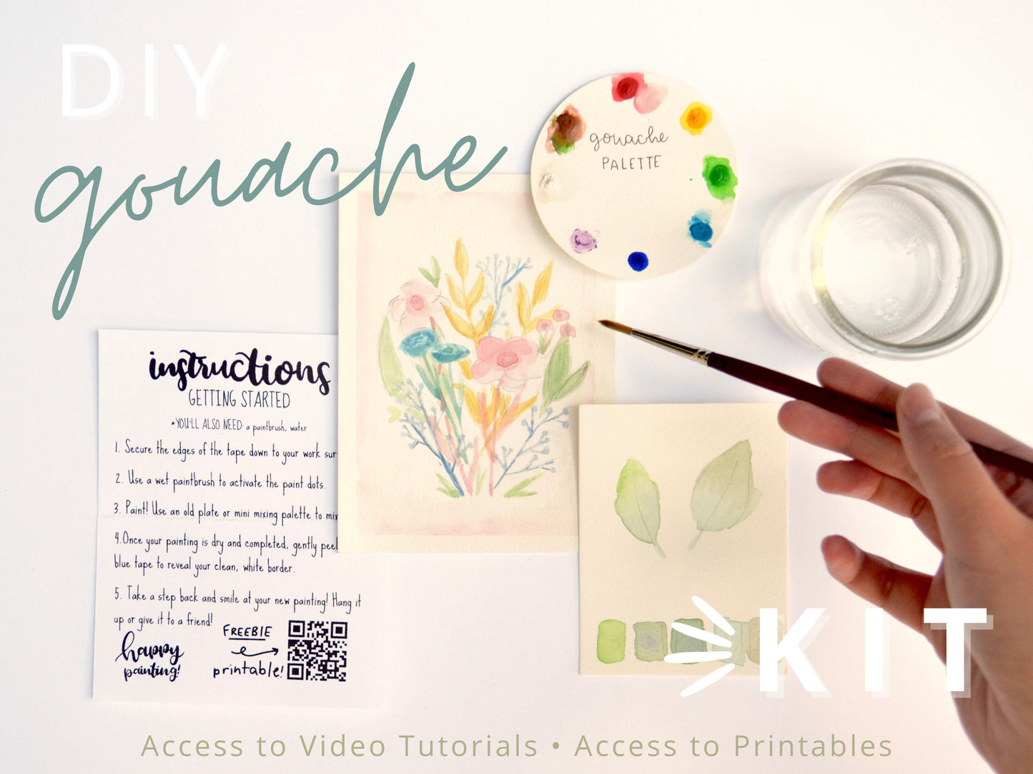 DIY Gouache Painting Kit