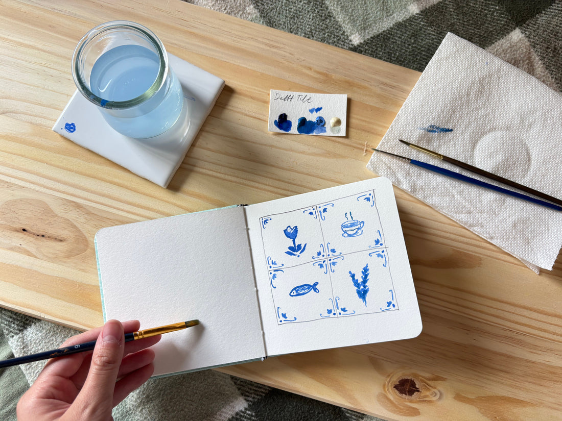 Paint Your Own Delft Tile
