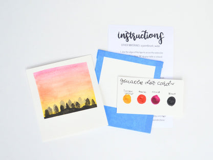 Mini Painting Kit- Sunset