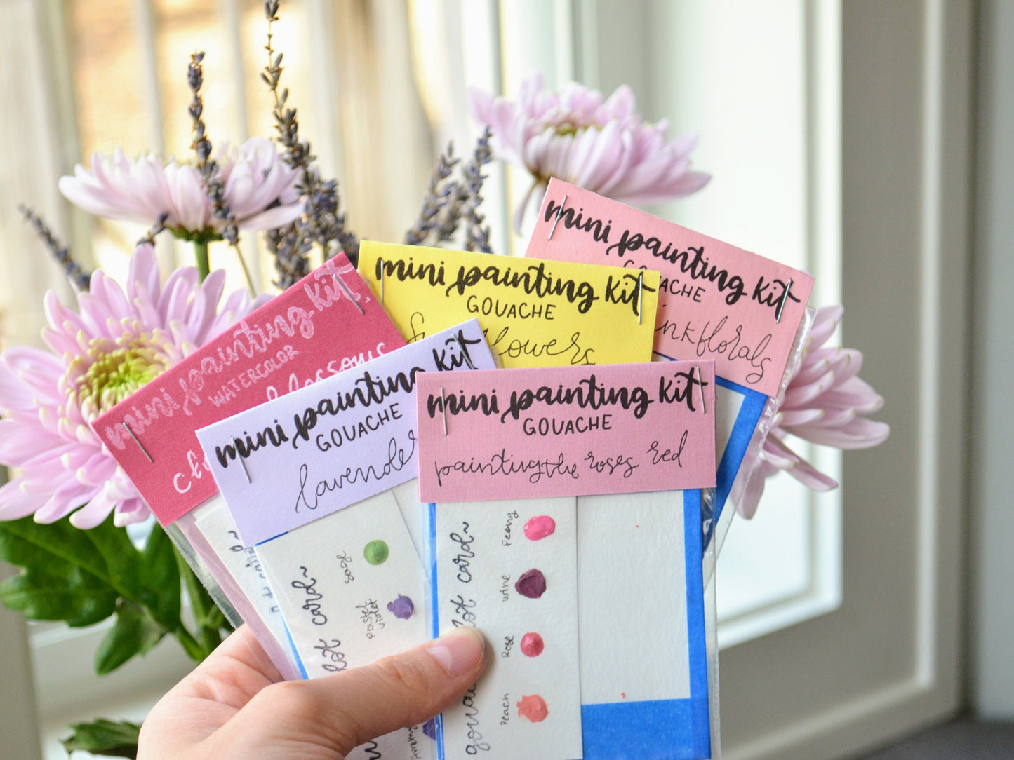 Flower Bouquet Mini Painting Kit BUNDLE