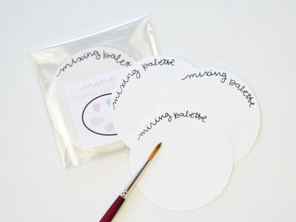Reusable Mini Mixing Palette- 3 Pack
