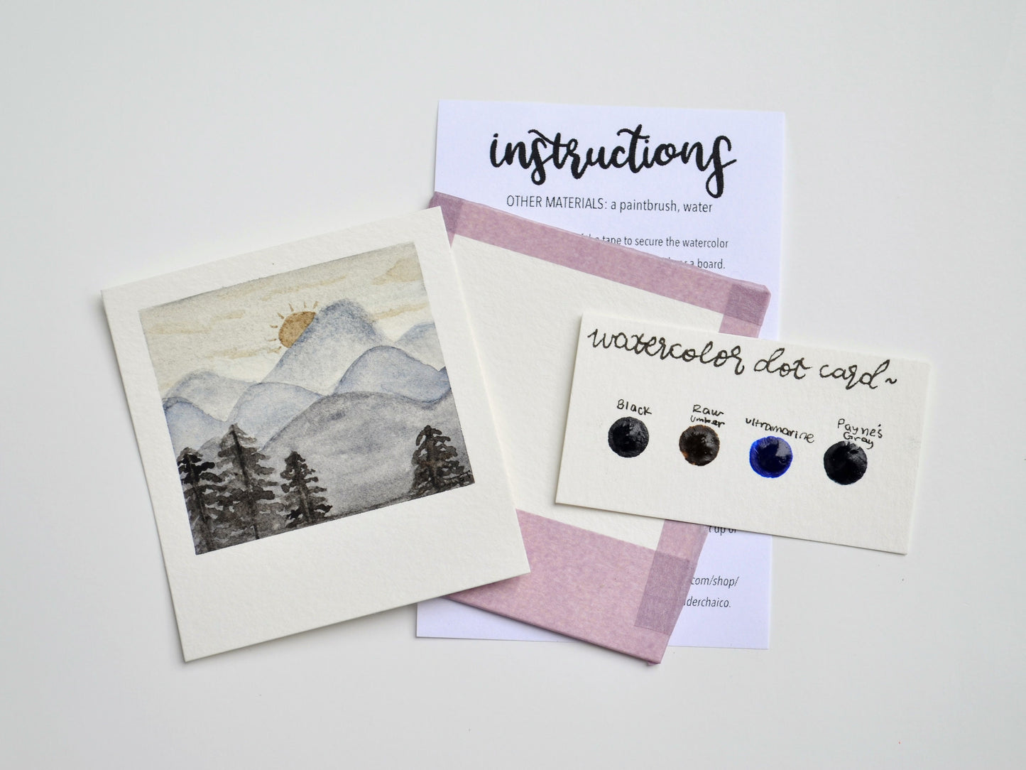 Mini Painting Kit- Mountains