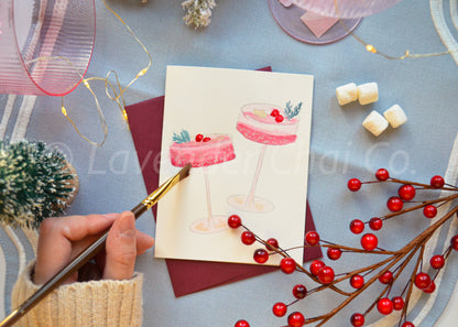 Bundle- Holiday Watercolor Greeting Card Painting Kits