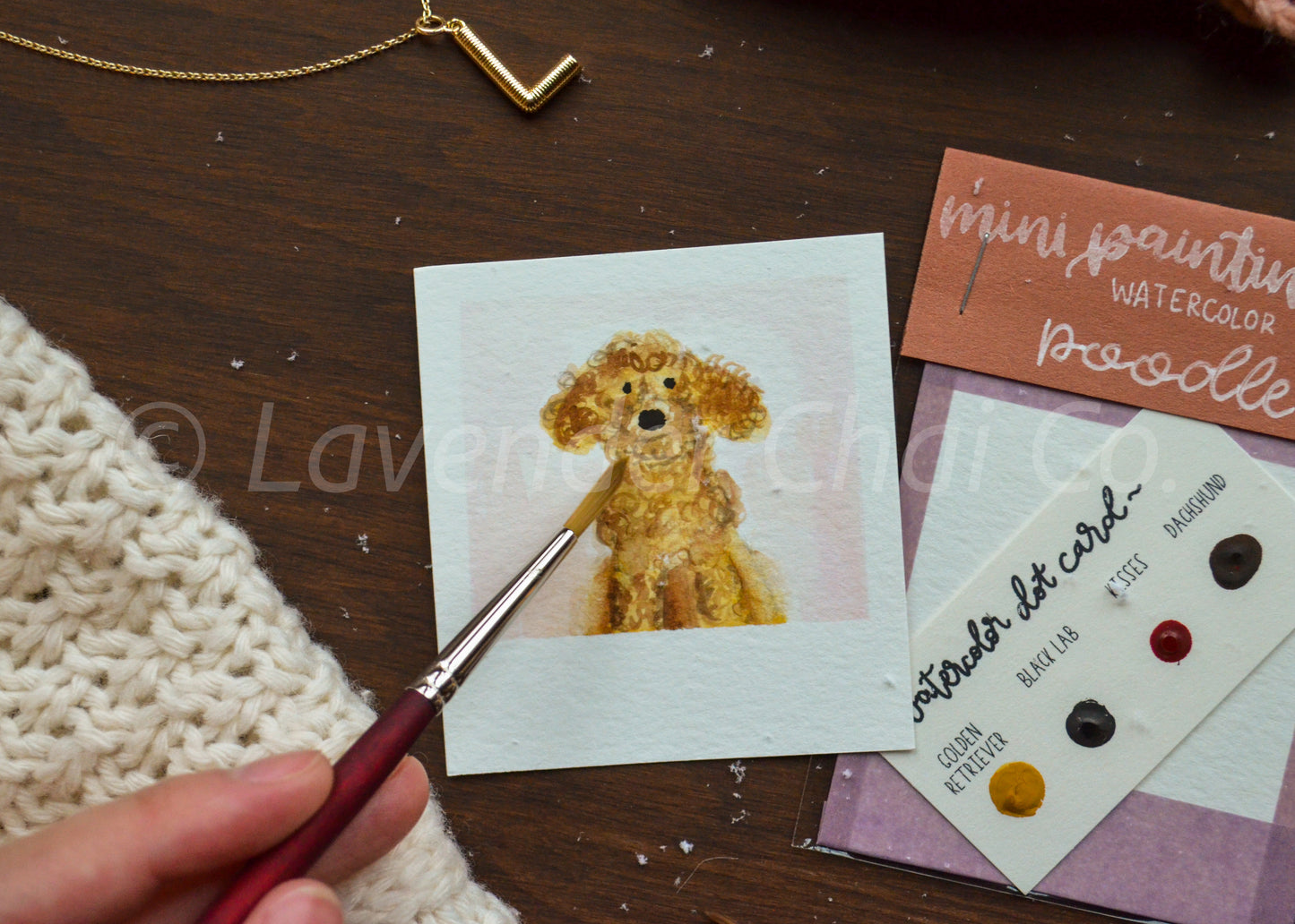 Mini Painting Kit- Poodle