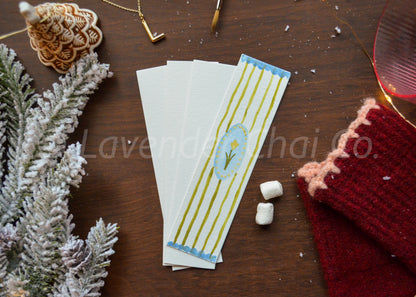 Blank Watercolor Bookmarks - Set of Four
