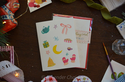 My Favorite Things Watercolor Greeting Card Painting Kit