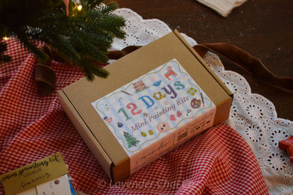 12 Days of Mini Painting Kits | 12-Day Advent Calendar