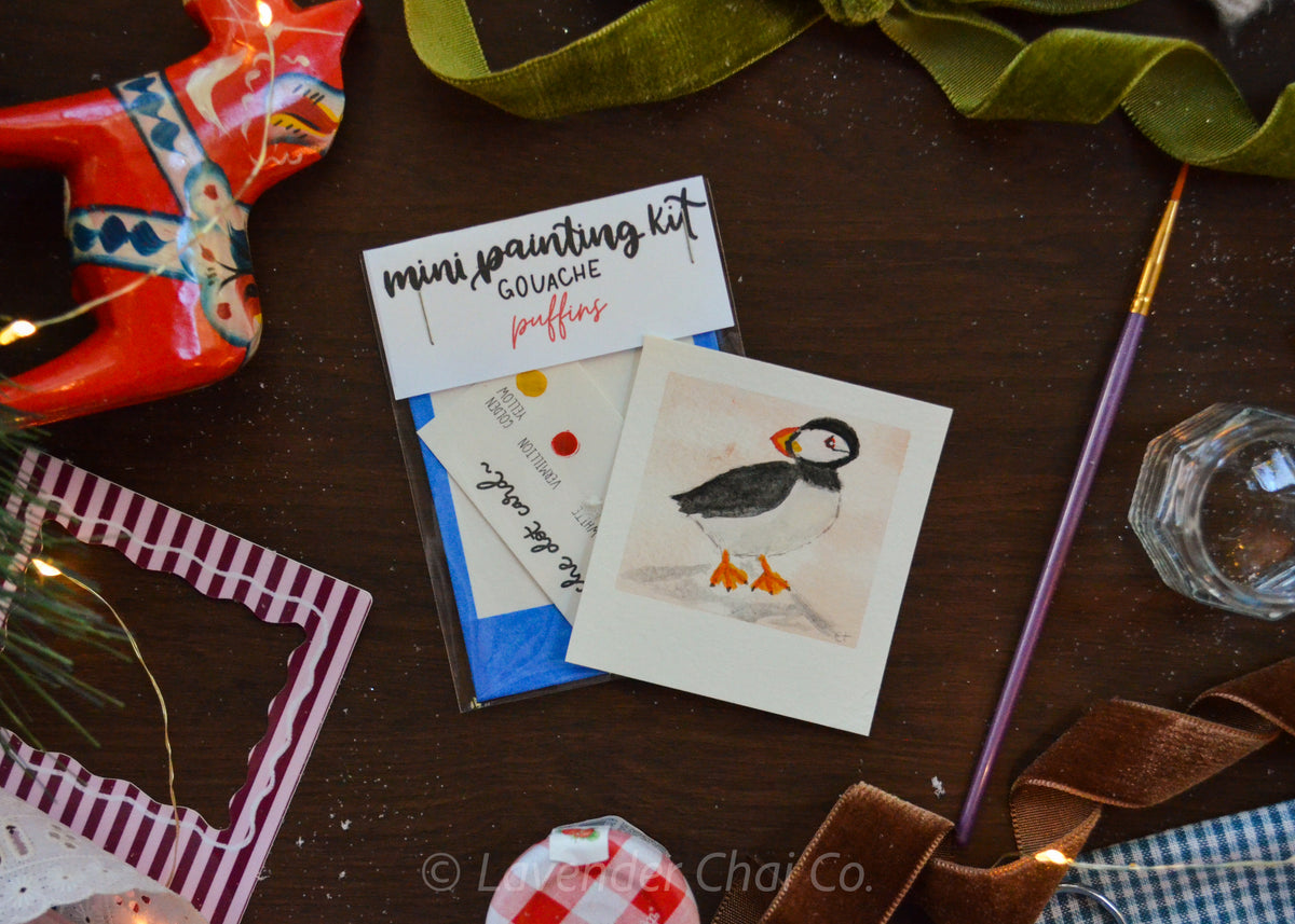 Mini Painting Kit- Puffin