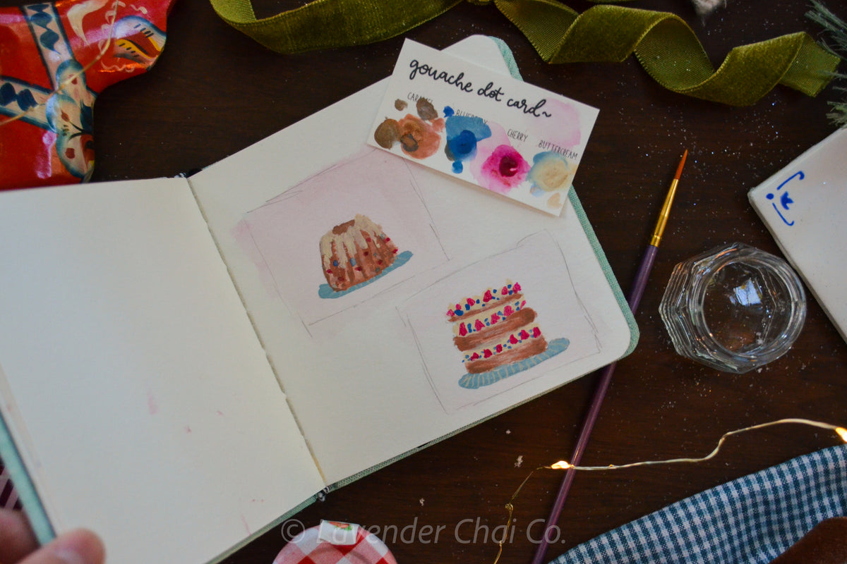Mini Painting Kit- Fruitcake