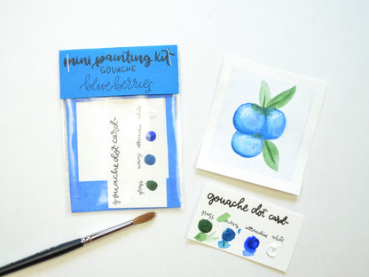 Mini Painting Kit- Blueberries