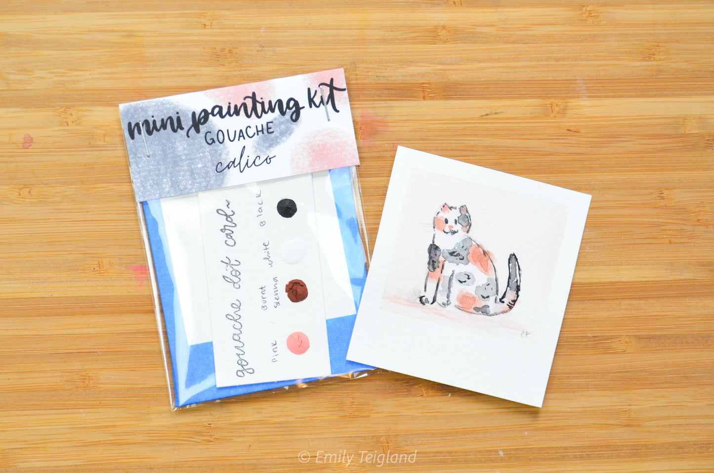 Mini Painting Kit- Calico Cat