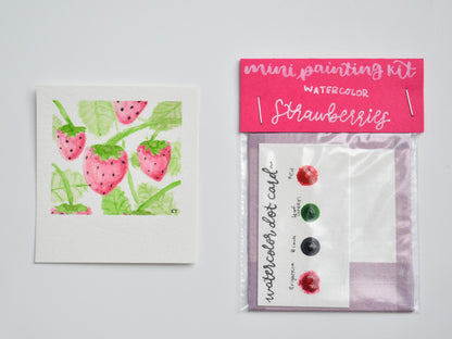 Mini Painting Kit- Strawberries