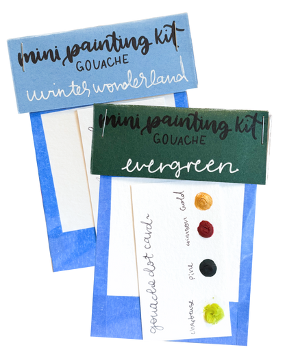 Gift Set Holiday Mini Painting Kits