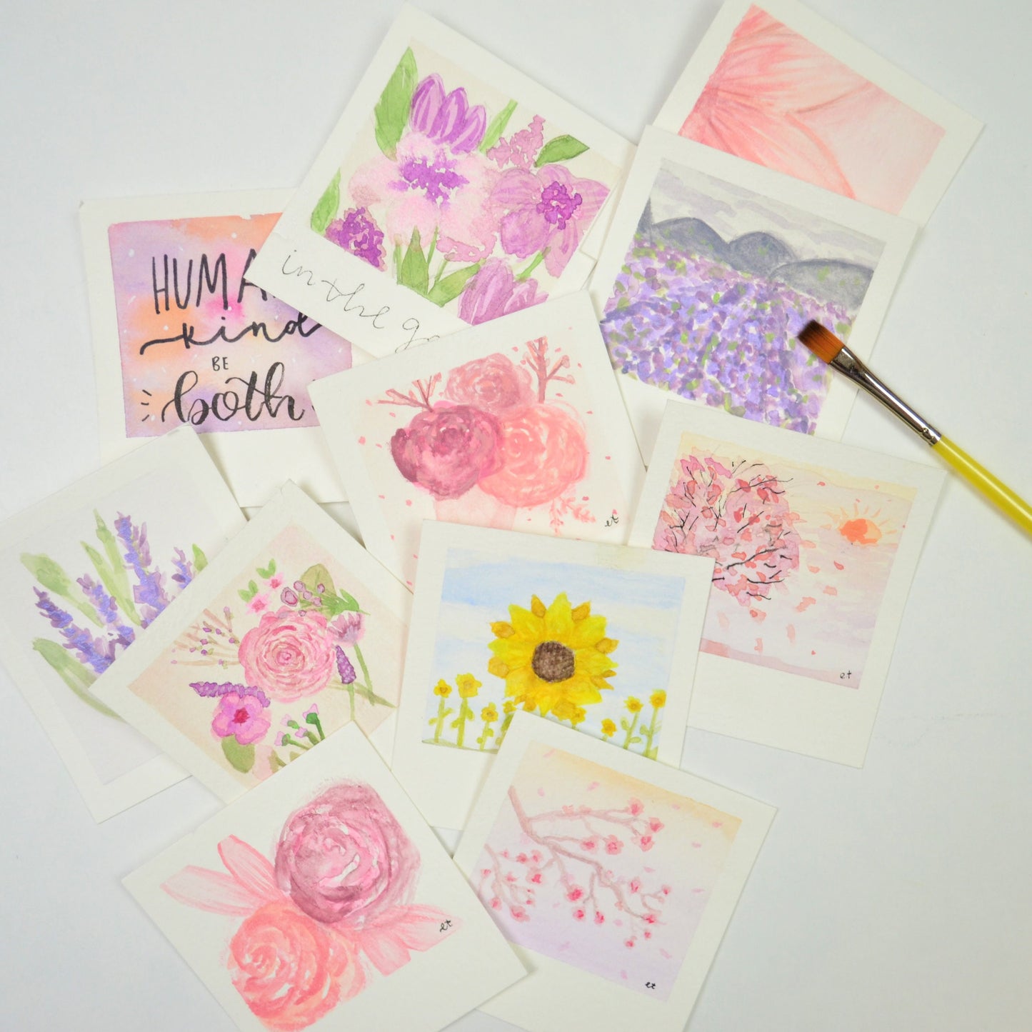 Flower Bouquet Mini Painting Kit BUNDLE