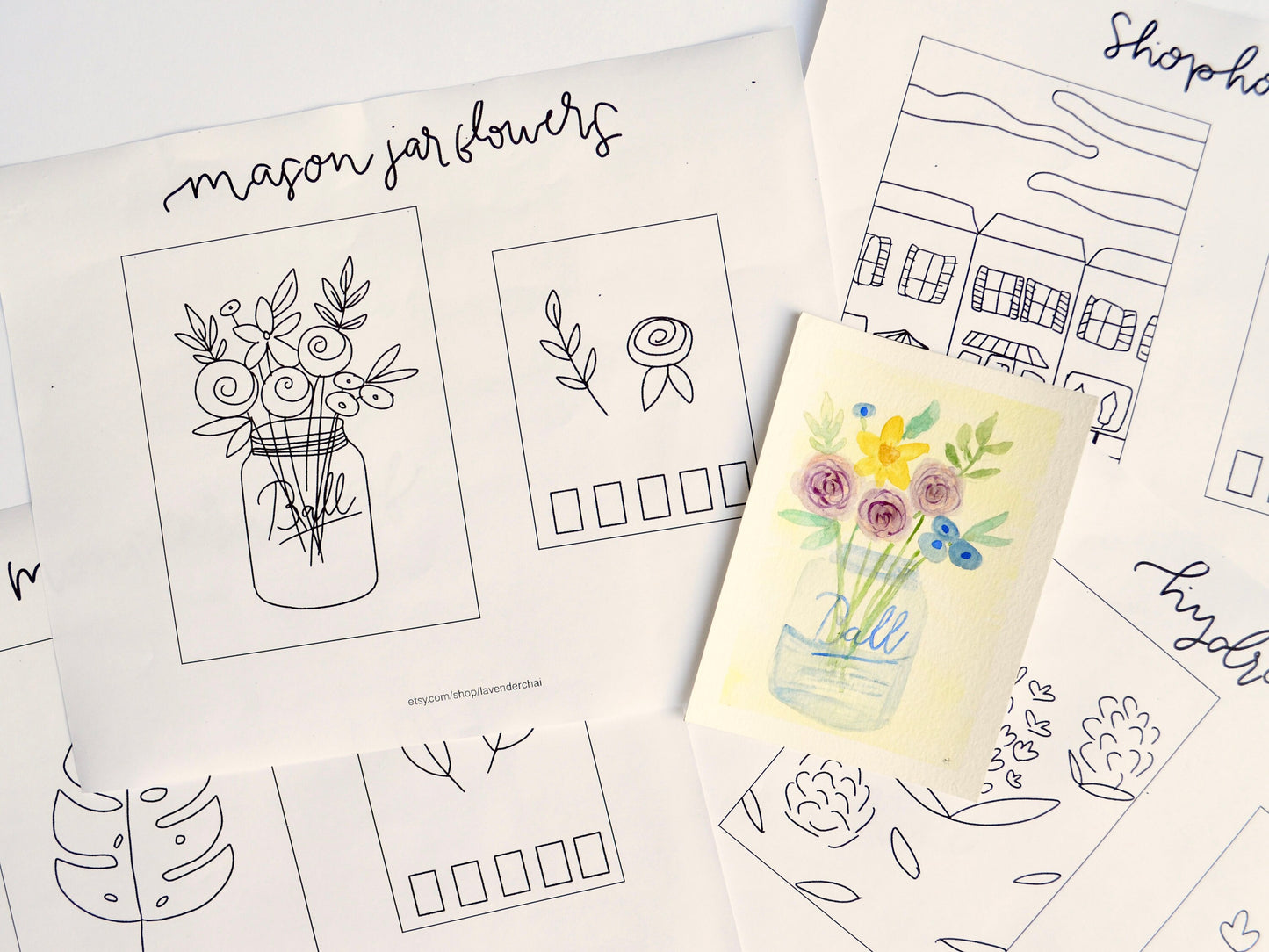 DIY Painting Kit BUNDLE Watercolor & Gouache + 4 FREE Brushes!