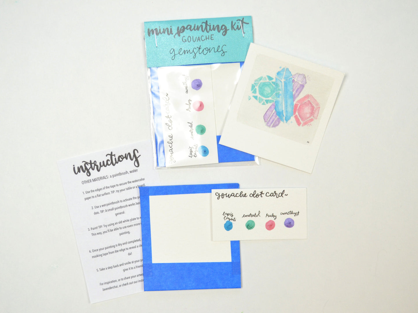 Mini Painting Kit- Gemstones