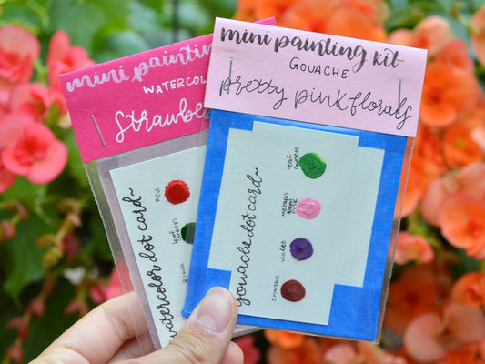 Mini Painting Kit Duo- Think Pink