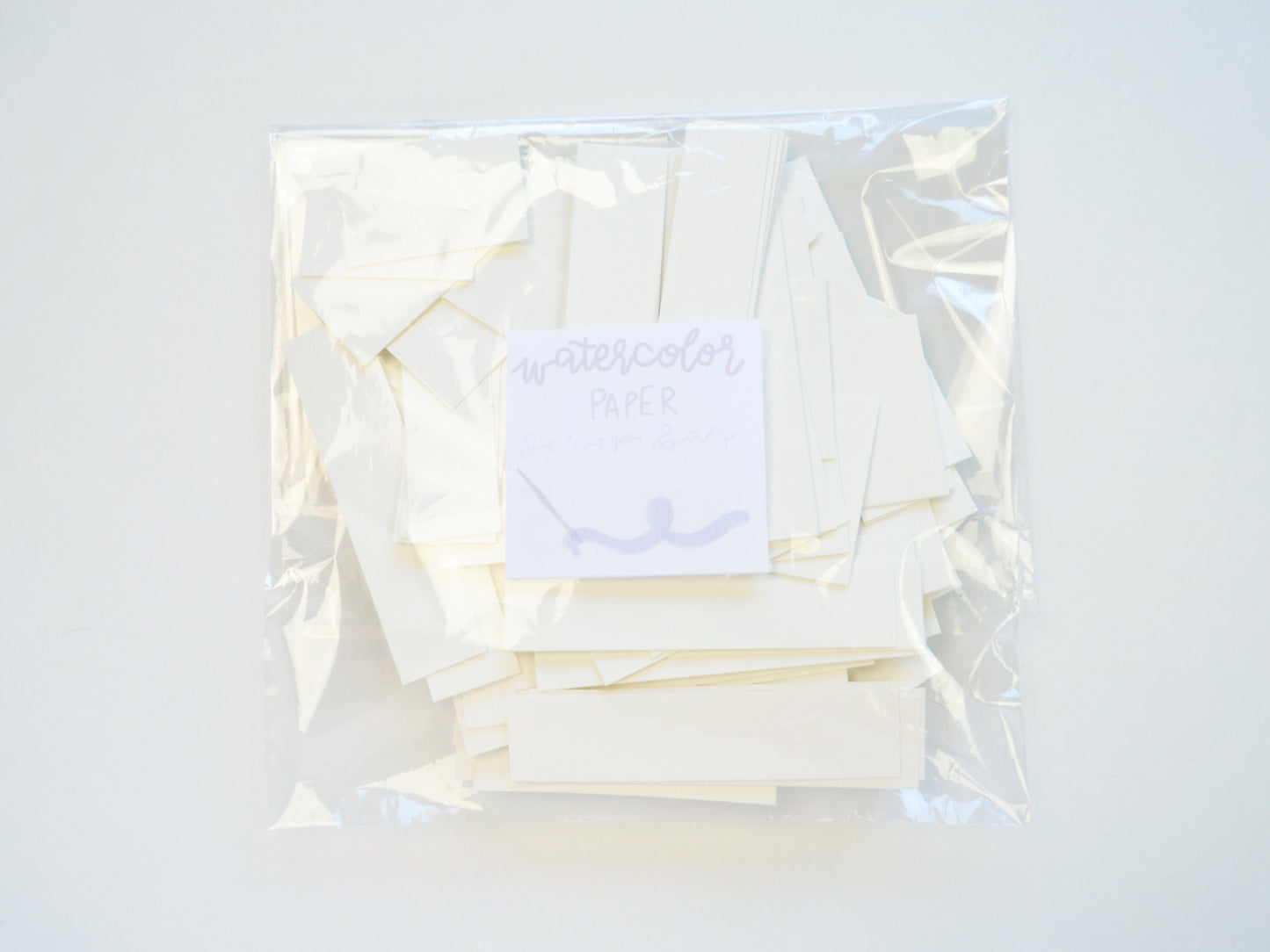 Watercolor Paper Scrap Bundle- Cold-Pressed 140 lb