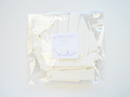 Watercolor Paper Scrap Bundle- Cold-Pressed 140 lb