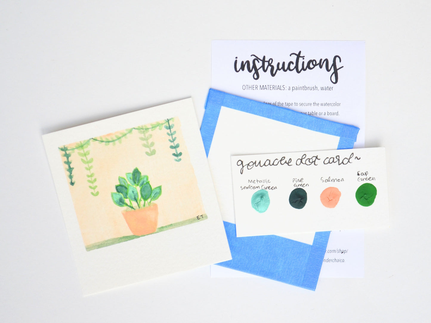 Mini Painting Kit- Potted Plants