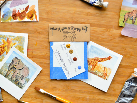 Mini Painting Kit- Giraffe
