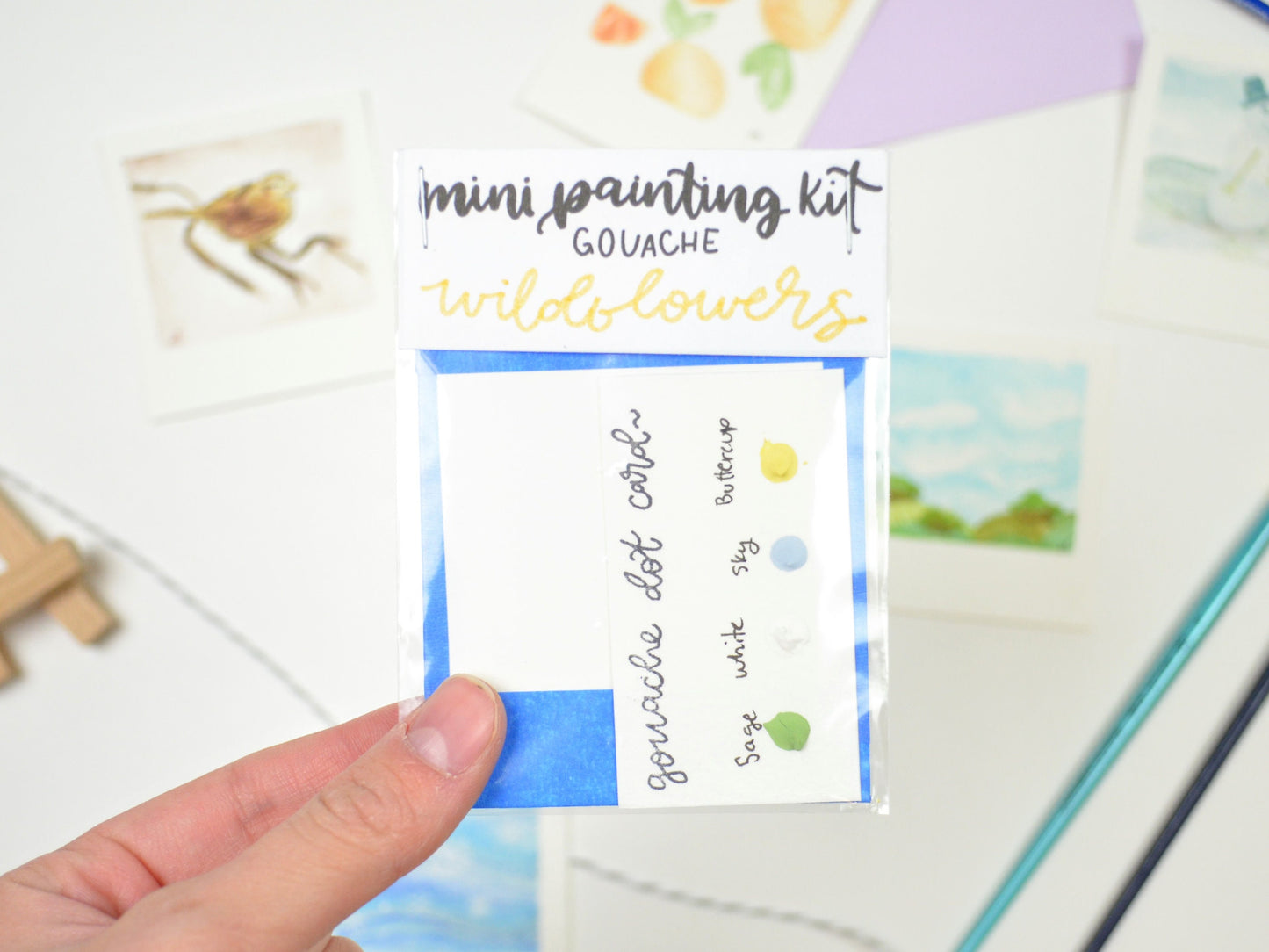 Mini Painting Kit- Wildflowers