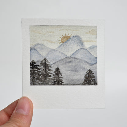 Mini Painting Kit- Mountains