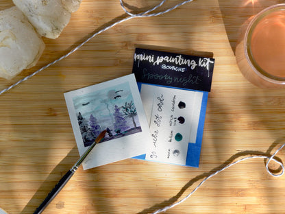 Mini Painting Kit- Spooky Night