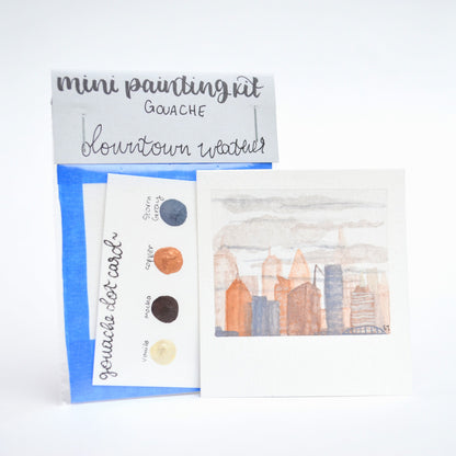 Mini Painting Kit- Downtown Weather