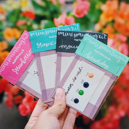 Mini Painting Kits Watercolor- Bundle