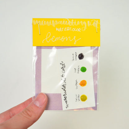 Mini Painting Kit- Lemons
