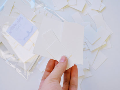 Watercolor Paper Scrap Bundle- Cold-Pressed 140 lb