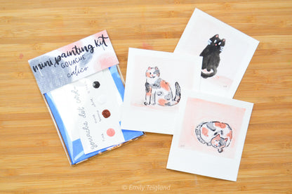 Mini Painting Kit- Calico Cat