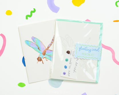 Dragonfly Watercolor Greeting Card Painting Kit