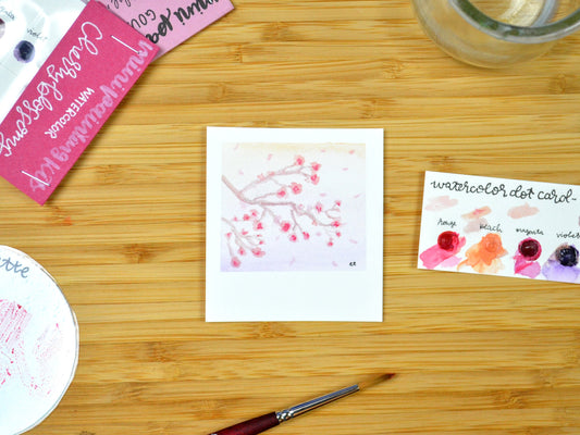 Mini Painting Kit- Cherry Blossoms