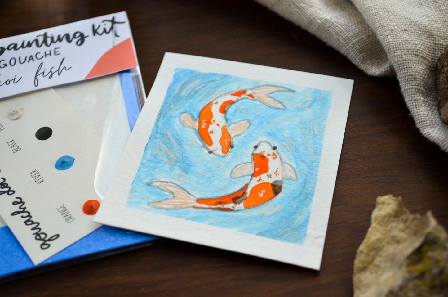 Mini Painting Kit- Koi Fish