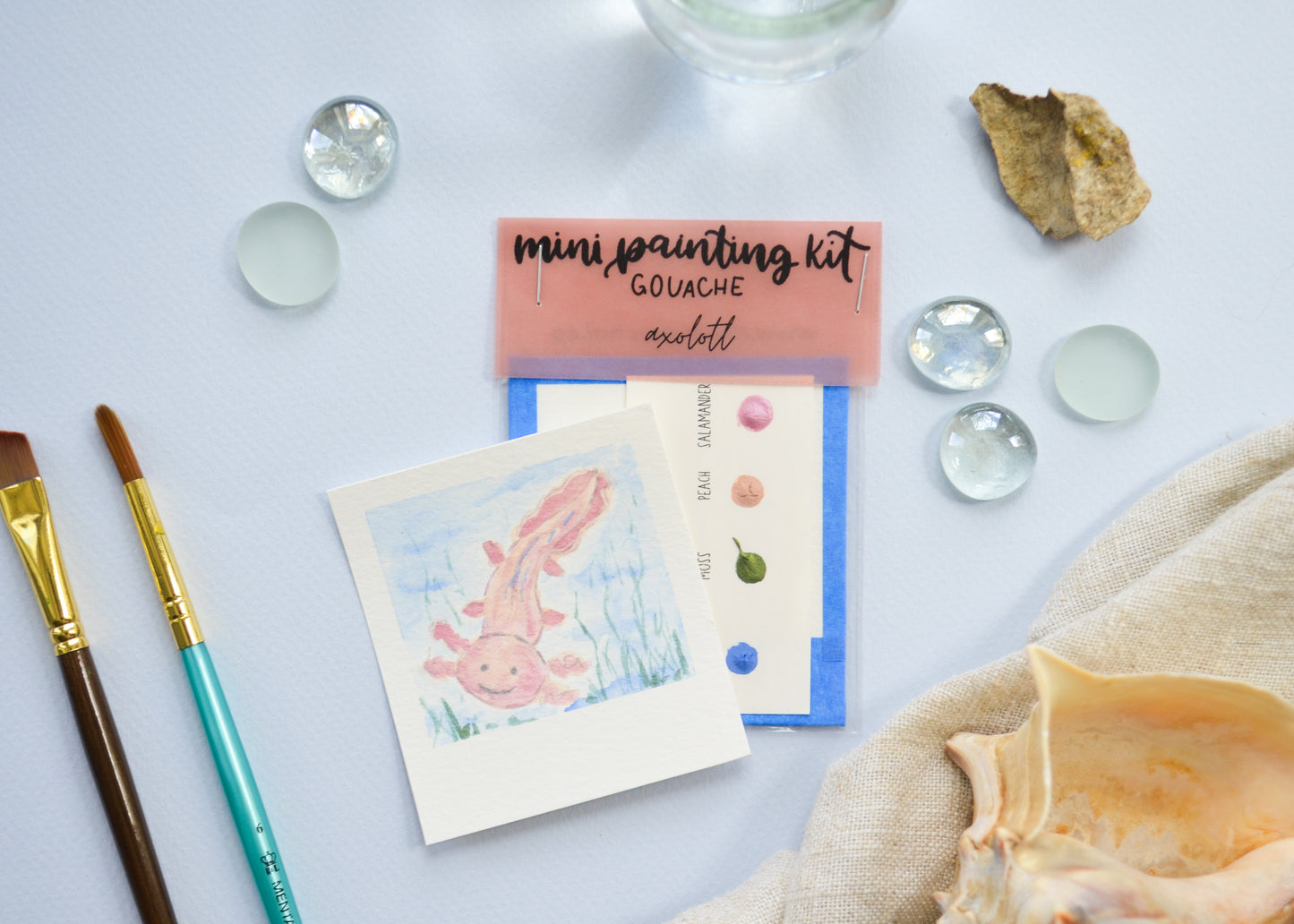 Mini Painting Kit- Axolotl