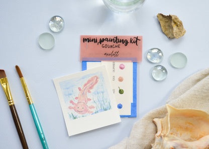 Mini Painting Kit- Axolotl
