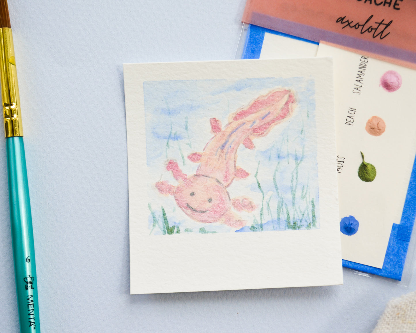 Mini Painting Kit- Axolotl