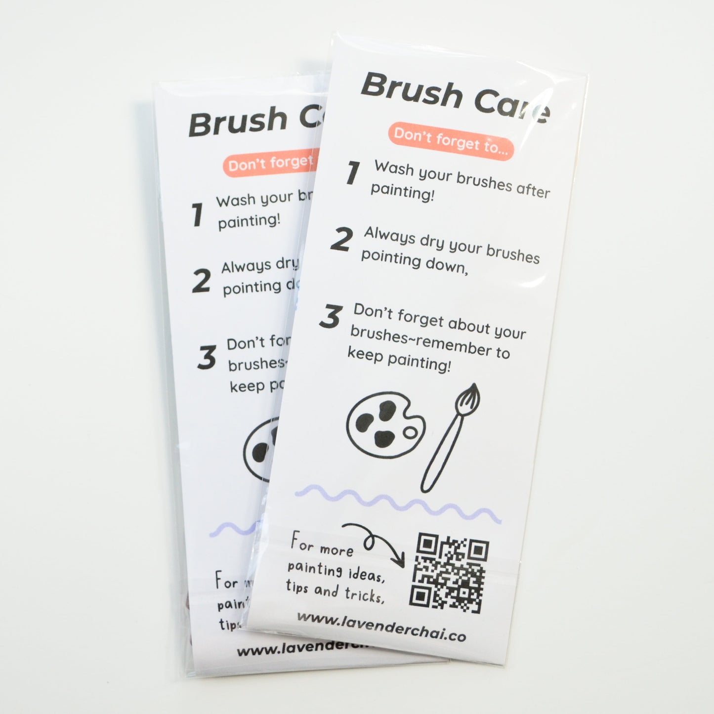 Lavender Chai Paintbrush Set 3