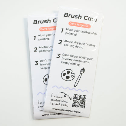 Lavender Chai Paintbrush Set 3