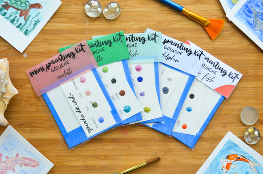 Aquatic Animals Mini Painting Kit BUNDLE