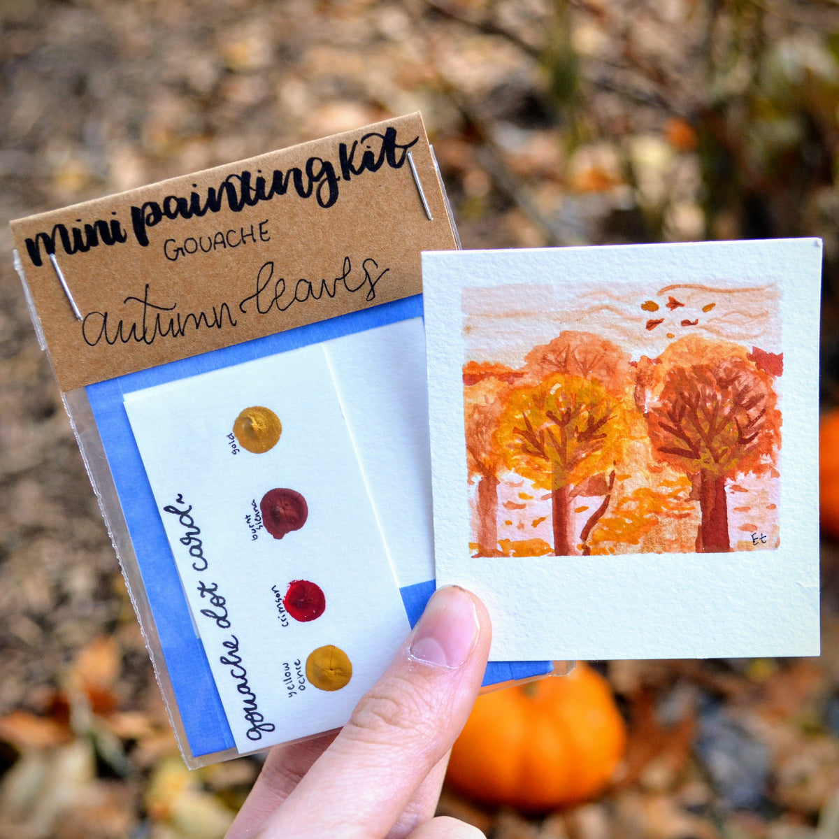 Mini Painting Kit- Autumn Leaves